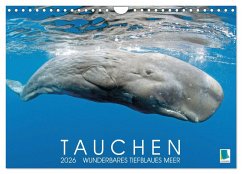 Tauchen: Wunderbares tiefblaues Meer (Wandkalender 2026 DIN A4 quer), CALVENDO Monatskalender