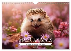 Magic Animals (Wandkalender 2026 DIN A4 quer), CALVENDO Monatskalender