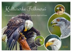 Cover Kulturerbe Falknerei (Wandkalender 2026 DIN A2 quer), CALVENDO Monatskalender