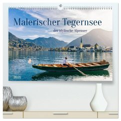 Malerischer Tegernsee (hochwertiger Premium Wandkalender 2026 DIN A2 quer), Kunstdruck in Hochglanz Malerischer Tegernsee (hochwertiger Premium Wandkalender 2026 DIN A2 quer), Kunstdruck in Hochglanz