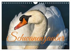 Cover Schwanenzauber (Wandkalender 2026 DIN A4 quer), CALVENDO Monatskalender