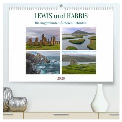 Lewis und Harris, die ungezähmten Äußeren Hebriden. (hochwertiger Premium Wandkalender 2026 DIN A2 quer), Kunstdruck in Hochglanz
