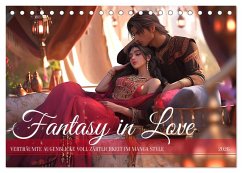 Fantasy in Love (Tischkalender 2026 DIN A5 quer), CALVENDO Monatskalender