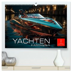 Yachten Fantasien (hochwertiger Premium Wandkalender 2026 DIN A2 quer), Kunstdruck in Hochglanz