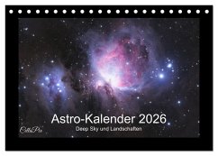 Cover Astro-Kalender - Deep Sky und Landschaften (Tischkalender 2026 DIN A5 quer), CALVENDO Monatskalender