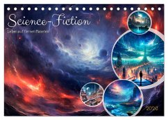 SCIENCE-FICTION Leben auf fernen Planeten (Tischkalender 2026 DIN A5 quer), CALVENDO Monatskalender SCIENCE-FICTION Leben auf fernen Planeten (Tischkalender 2026 DIN A5 quer), CALVENDO Monatskalender
