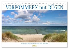 Cover Vorpommern mit Rügen (Tischkalender 2026 DIN A5 quer), CALVENDO Monatskalender