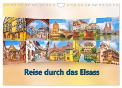 Reise durch das Elsass (Wandkalender 2026 DIN A4 quer), CALVENDO Monatskalender