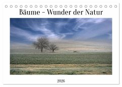 Cover Bäume - Wunder der Natur (Tischkalender 2026 DIN A5 quer), CALVENDO Monatskalender