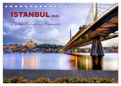 Cover Istanbul - die quirlige Stadt auf zwei Kontinenten (Tischkalender 2026 DIN A5 quer), CALVENDO Monatskalender