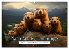 Cover Nach Art der Lemminge (Wandkalender 2026 DIN A2 quer), CALVENDO Monatskalender