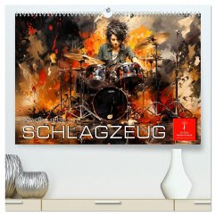 Cover Schlagzeug ewige Liebe live (hochwertiger Premium Wandkalender 2026 DIN A2 quer), Kunstdruck in Hochglanz