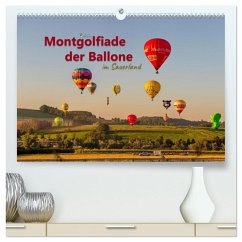 Montgolfiade der Ballone im Sauerland (hochwertiger Premium Wandkalender 2026 DIN A2 quer), Kunstdruck in Hochglanz Montgolfiade der Ballone im Sauerland (hochwertiger Premium Wandkalender 2026 DIN A2 quer), Kunstdruck in Hochglanz
