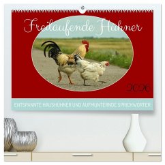 Cover Freilaufende Hühner (hochwertiger Premium Wandkalender 2026 DIN A2 quer), Kunstdruck in Hochglanz