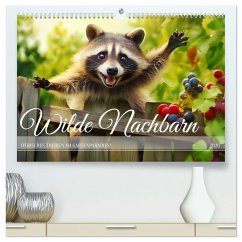 Cover Wilde Nachbarn - Tierisches Treiben im Gartenparadies! (hochwertiger Premium Wandkalender 2026 DIN A2 quer), Kunstdruck in Hochglanz