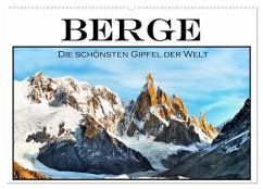 Berge - Die schönsten Gipfel der Welt (Wandkalender 2026 DIN A2 quer), CALVENDO Monatskalender