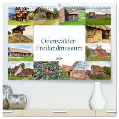 Odenwälder Freilandmuseum - Ein Spaziergang in Gottersdorf (hochwertiger Premium Wandkalender 2026 DIN A2 quer), Kunstdruck in Hochglanz