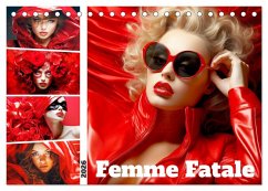 Cover Femme Fatale. Portraits. Starke und schöne Frauen (Tischkalender 2026 DIN A5 quer), CALVENDO Monatskalender