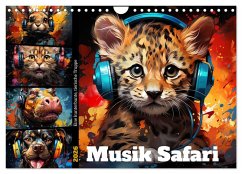 Cover Musik Safari (Wandkalender 2026 DIN A4 quer), CALVENDO Monatskalender
