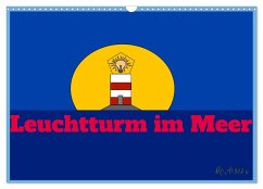 Cover Leuchtturm im Meer (Wandkalender 2026 DIN A3 quer), CALVENDO Monatskalender