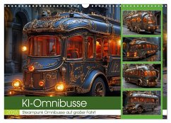 KI-Omnibusse (Wandkalender 2026 DIN A3 quer), CALVENDO Monatskalender
