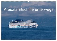 Cover Kreuzfahrtschiffe unterwegs (Wandkalender 2026 DIN A2 quer), CALVENDO Monatskalender