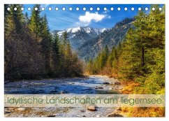 Idyllische Landschaften am Tegernsee (Tischkalender 2026 DIN A5 quer), CALVENDO Monatskalender Idyllische Landschaften am Tegernsee (Tischkalender 2026 DIN A5 quer), CALVENDO Monatskalender