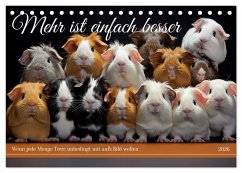 Cover Mehr ist einfach besser (Tischkalender 2026 DIN A5 quer), CALVENDO Monatskalender