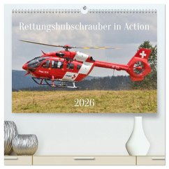 Rettungshubschrauber in Action (hochwertiger Premium Wandkalender 2026 DIN A2 quer), Kunstdruck in Hochglanz Rettungshubschrauber in Action (hochwertiger Premium Wandkalender 2026 DIN A2 quer), Kunstdruck in Hochglanz