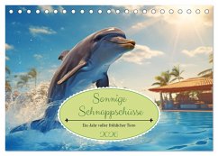 Sonnige Schnappschüsse - Ein Jahr voller fröhlicher Tiere (Tischkalender 2026 DIN A5 quer), CALVENDO Monatskalender