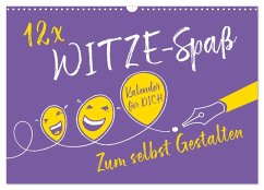 12 x WITZE-Spaß - Bastelkalender (Wandkalender 2026 DIN A3 quer), CALVENDO Monatskalender 12 x WITZE-Spaß - Bastelkalender (Wandkalender 2026 DIN A3 quer), CALVENDO Monatskalender