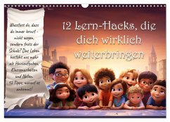 12 Lern-Hacks (Wandkalender 2026 DIN A3 quer), CALVENDO Monatskalender 12 Lern-Hacks (Wandkalender 2026 DIN A3 quer), CALVENDO Monatskalender