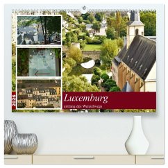 Luxemburg entlang des Wenzelwegs (hochwertiger Premium Wandkalender 2026 DIN A2 quer), Kunstdruck in Hochglanz