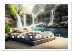 Schöner Schlafen mit KI (Wandkalender 2026 DIN A2 quer), CALVENDO Monatskalender