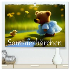 Sommerbärchen (hochwertiger Premium Wandkalender 2026 DIN A2 quer), Kunstdruck in Hochglanz