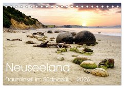 Cover Neuseeland Trauminsel im Südpazifik (Tischkalender 2026 DIN A5 quer), CALVENDO Monatskalender