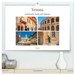 Cover Verona - malerische Stadt mit Charme (hochwertiger Premium Wandkalender 2026 DIN A2 quer), Kunstdruck in Hochglanz
