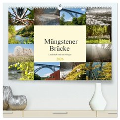 Cover Müngstener Brücke - Landschaft rund um Solingen (hochwertiger Premium Wandkalender 2026 DIN A2 quer), Kunstdruck in Hochglanz