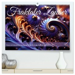 Fraktaler Zauber (hochwertiger Premium Wandkalender 2026 DIN A2 quer), Kunstdruck in Hochglanz