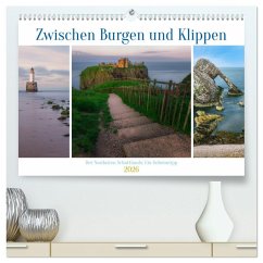 Zwischen Burgen und Klippen, der Nordosten Schottlands, ein Geheimtipp. (hochwertiger Premium Wandkalender 2026 DIN A2 quer), Kunstdruck in Hochglanz