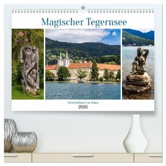 Magischer Tegernsee (hochwertiger Premium Wandkalender 2026 DIN A2 quer), Kunstdruck in Hochglanz