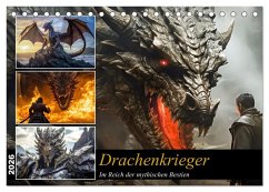 Cover Drachenkrieger (Tischkalender 2026 DIN A5 quer), CALVENDO Monatskalender