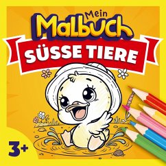 Malbuch Tiere für Kinder ab 3 Jahren - Mein Malbuch