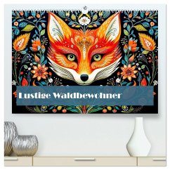 Cover Lustige Waldtiere (hochwertiger Premium Wandkalender 2026 DIN A2 quer), Kunstdruck in Hochglanz