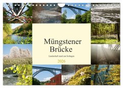 Cover Müngstener Brücke - Landschaft rund um Solingen (Wandkalender 2026 DIN A4 quer), CALVENDO Monatskalender