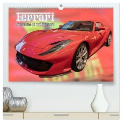 Cover Ferrari - Synonym für Motorsport (hochwertiger Premium Wandkalender 2026 DIN A2 quer), Kunstdruck in Hochglanz