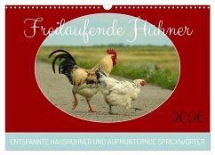 Cover Freilaufende Hühner (Wandkalender 2026 DIN A3 quer), CALVENDO Monatskalender