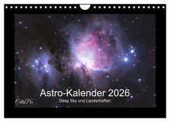 Cover Astro-Kalender - Deep Sky und Landschaften (Wandkalender 2026 DIN A4 quer), CALVENDO Monatskalender