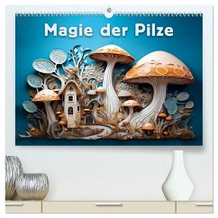 Magie der Pilze (hochwertiger Premium Wandkalender 2026 DIN A2 quer), Kunstdruck in Hochglanz