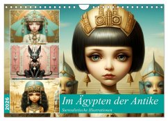Cover Im Ägypten der Antike. Surrealistische Illustrationen (Wandkalender 2026 DIN A4 quer), CALVENDO Monatskalender